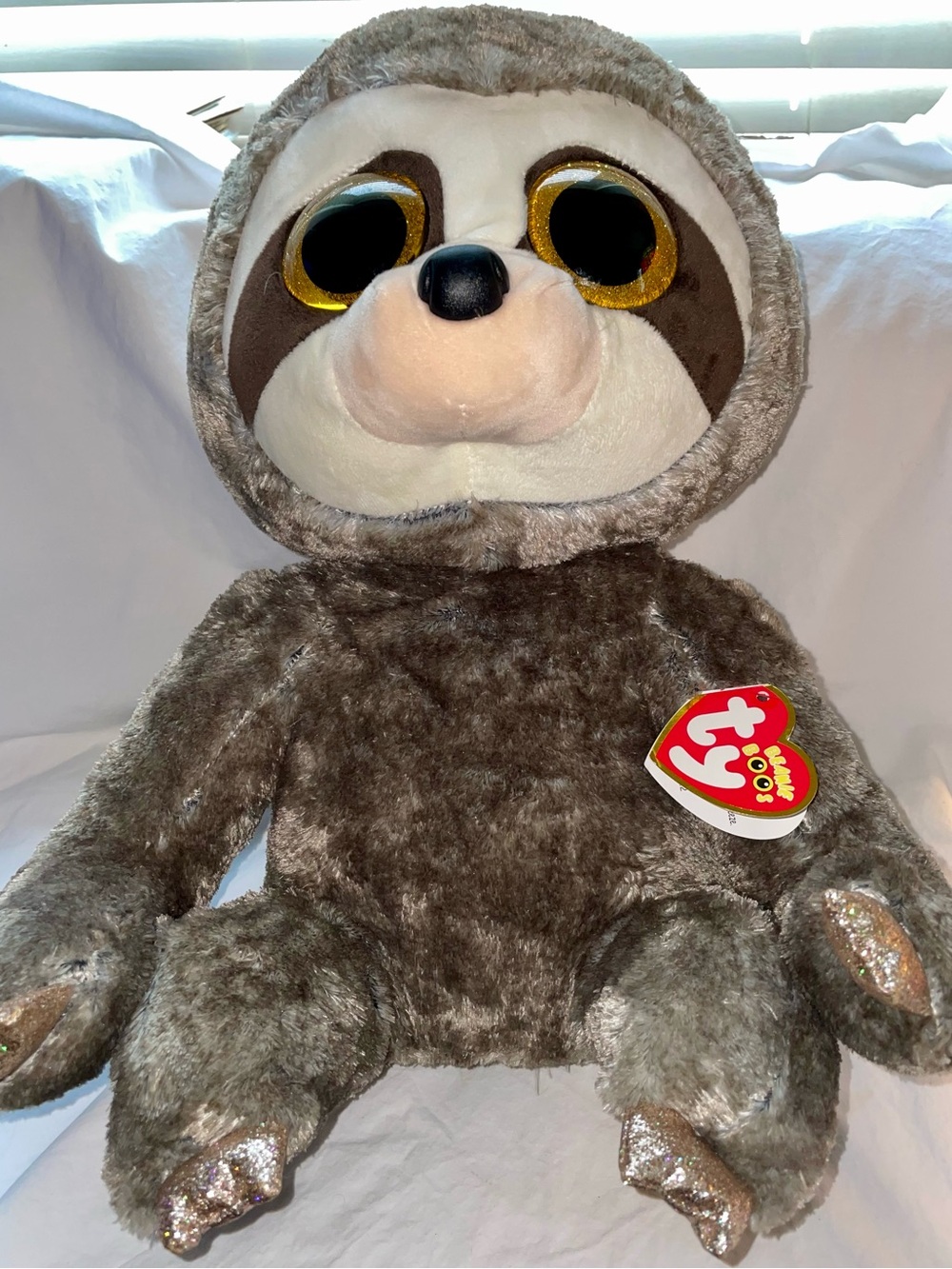 Large 16" Ty Beanie Boos "Dangler" the Sloth Plush